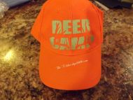 Deer Camp Blaze Orange Hat