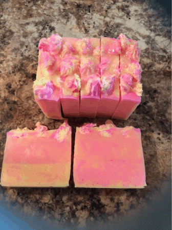 Soap Birthday Cake Bar