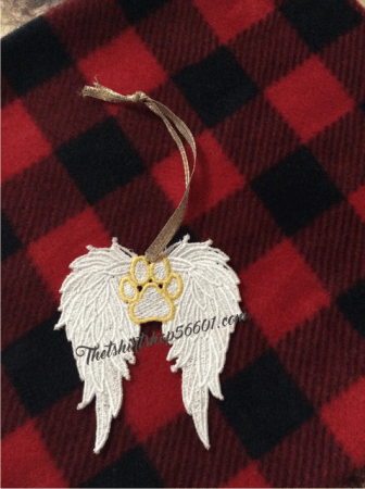 Ornament Lace Winged Paw Two Color