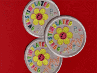 Overstimulated moms club Patch Embroidery
