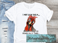 T-Shirt Look Calm Rooster