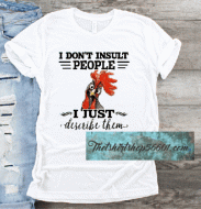 T-Shirt Insult Rooster
