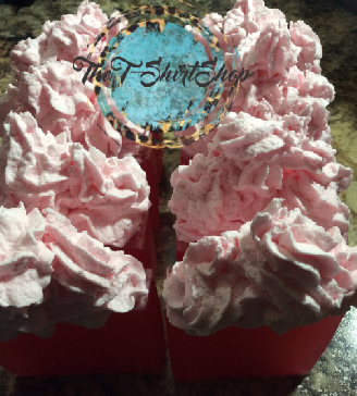 Soap Rose Scented Frosted Bar