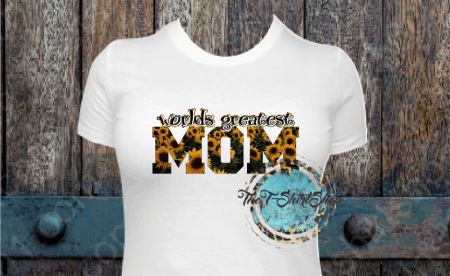Sunflower Worlds Greatest Mom T-Shirt