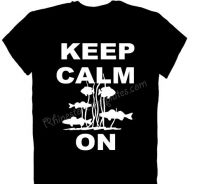 T-Shirt Hoodie Keep Calm Fish On